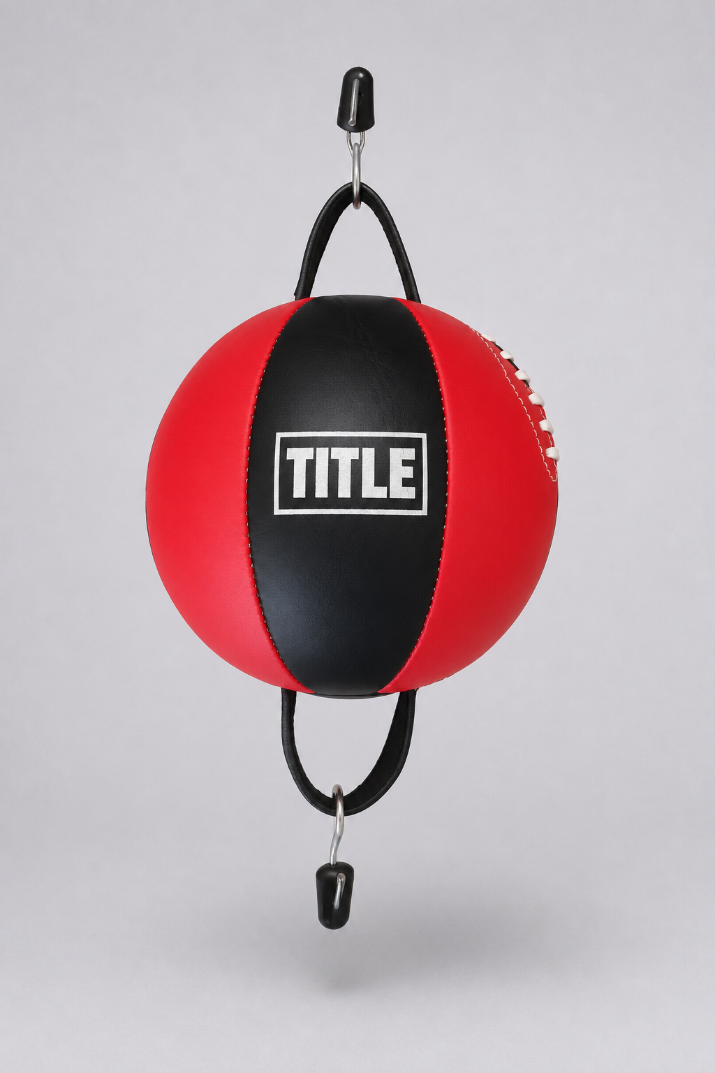 TITLE Double End Bag: Red and Black - Powerhide