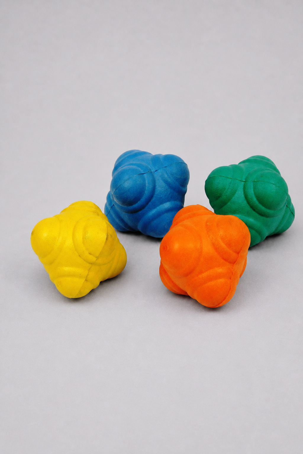 TITLE Agility Reaction Ball: Six-Sided Rubber, Junior or Senior