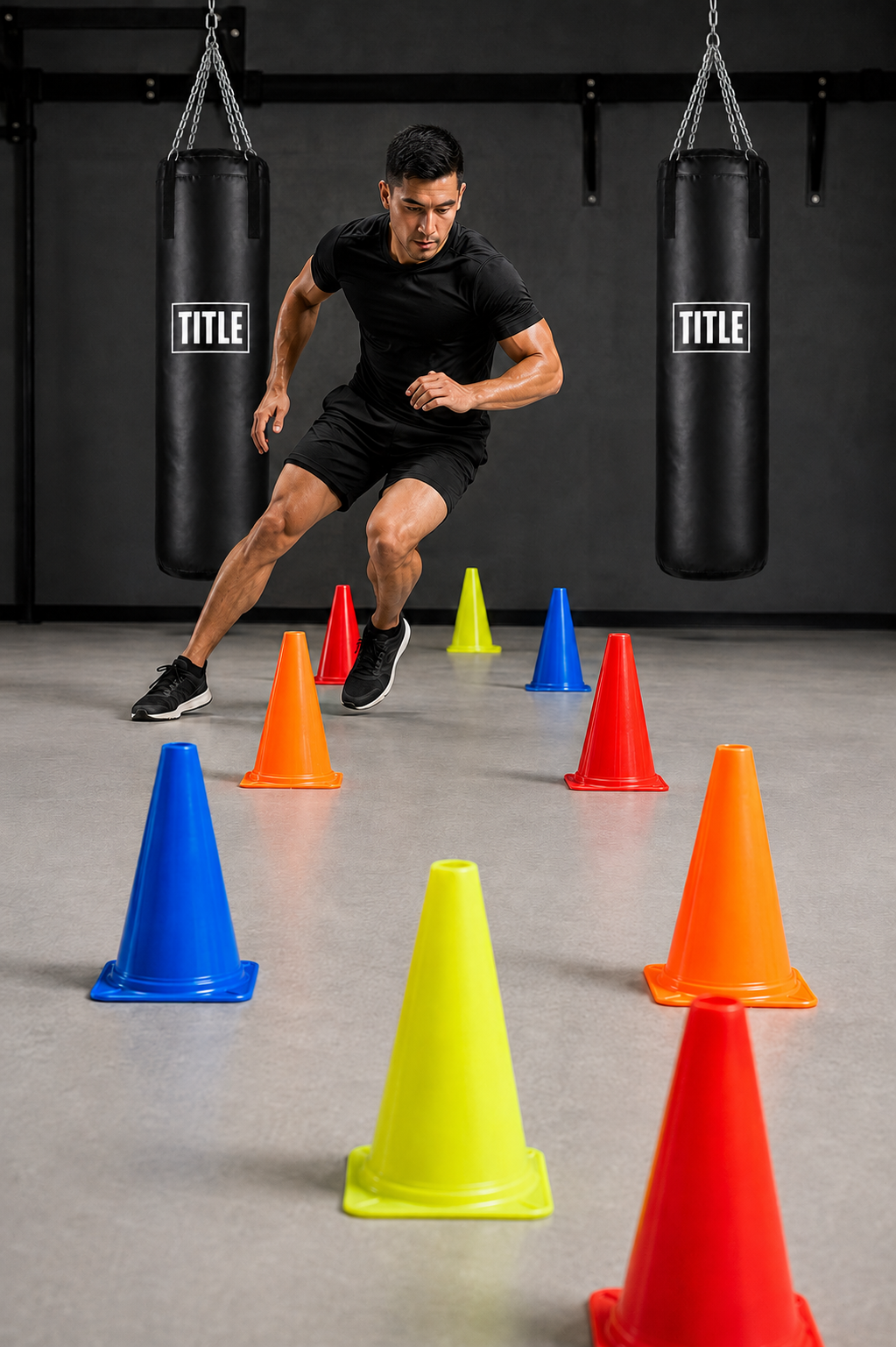 TITLE Agility Nose Cones: 6 inch and 9 inch Training Cones