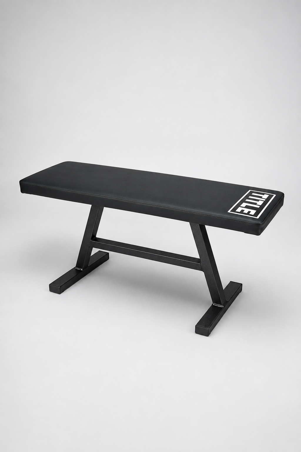 TITLE Flat Bench: Padded Steel Gym Bench, 20kg