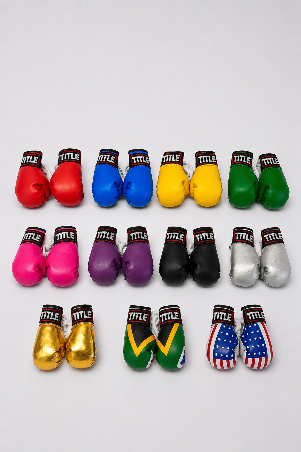 TITLE Mini Boxing Gloves: Hanging Pair