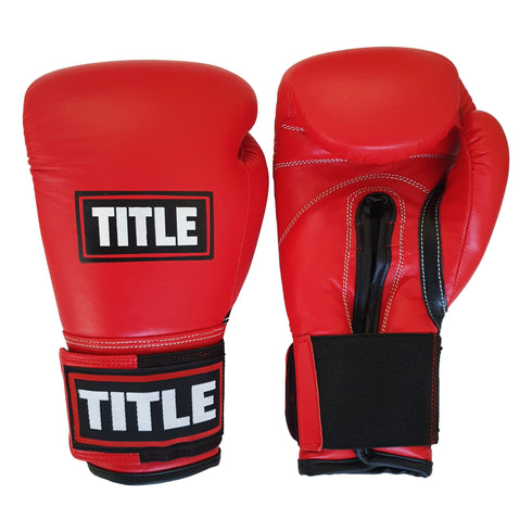 Title Competition Gloves: Red