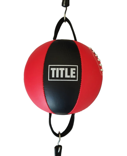 Title Double End Bag: Red and Black - Powerhide
