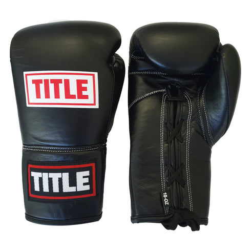 Title Pro Fight Gloves: Black