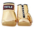 Title Autograph Gloves: Gold