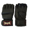Title Exercise and Grappling Gloves: Leather - Black