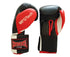Title Continental Leather Sparring Gloves: MFG Tech - Black, Red and White