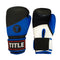 Title Impact Training Gloves: Powerhide - Royal Blue, Black and White