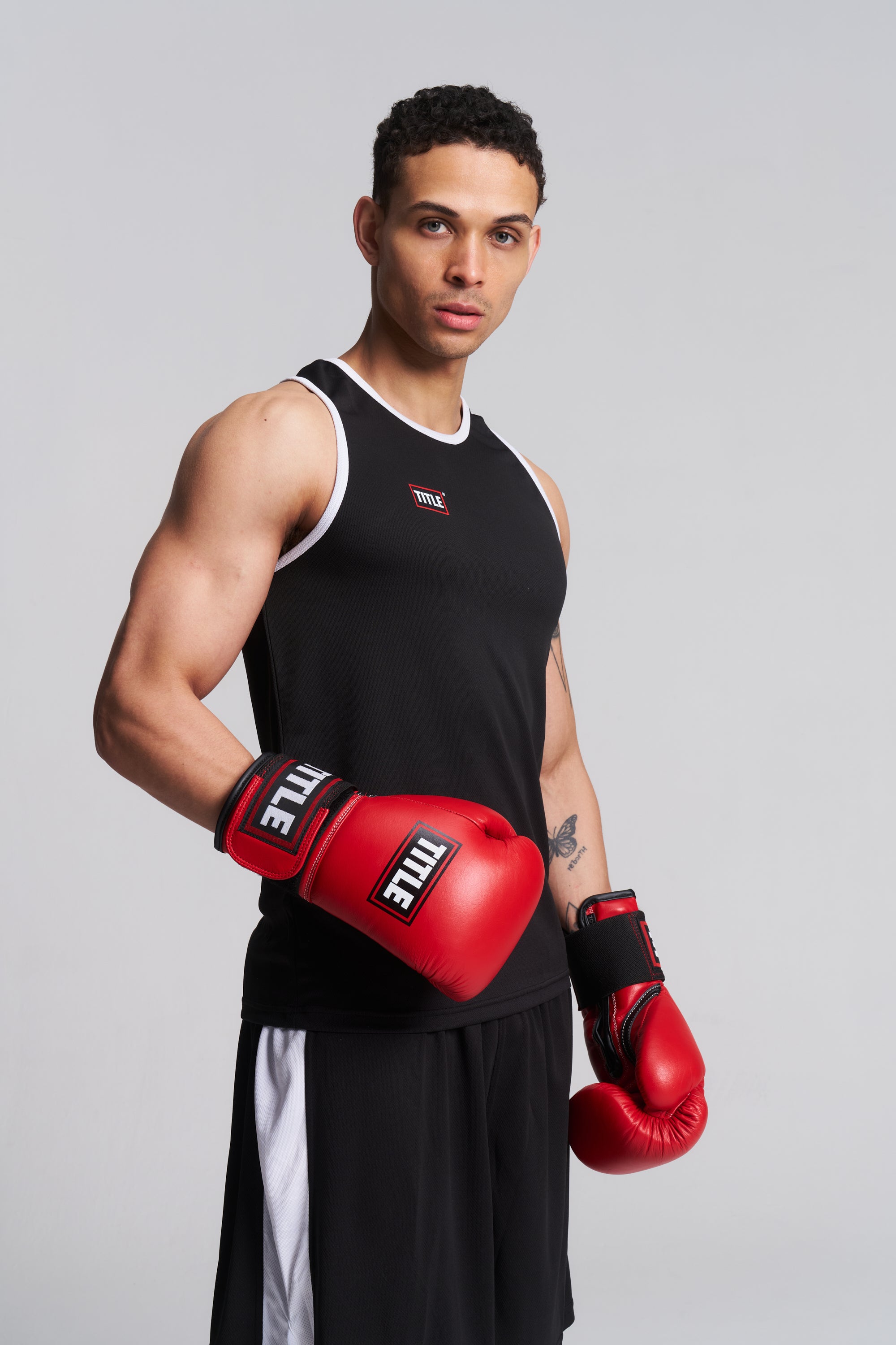 TITLE Competition Boxing Vest: Air Mesh, Three Colours
