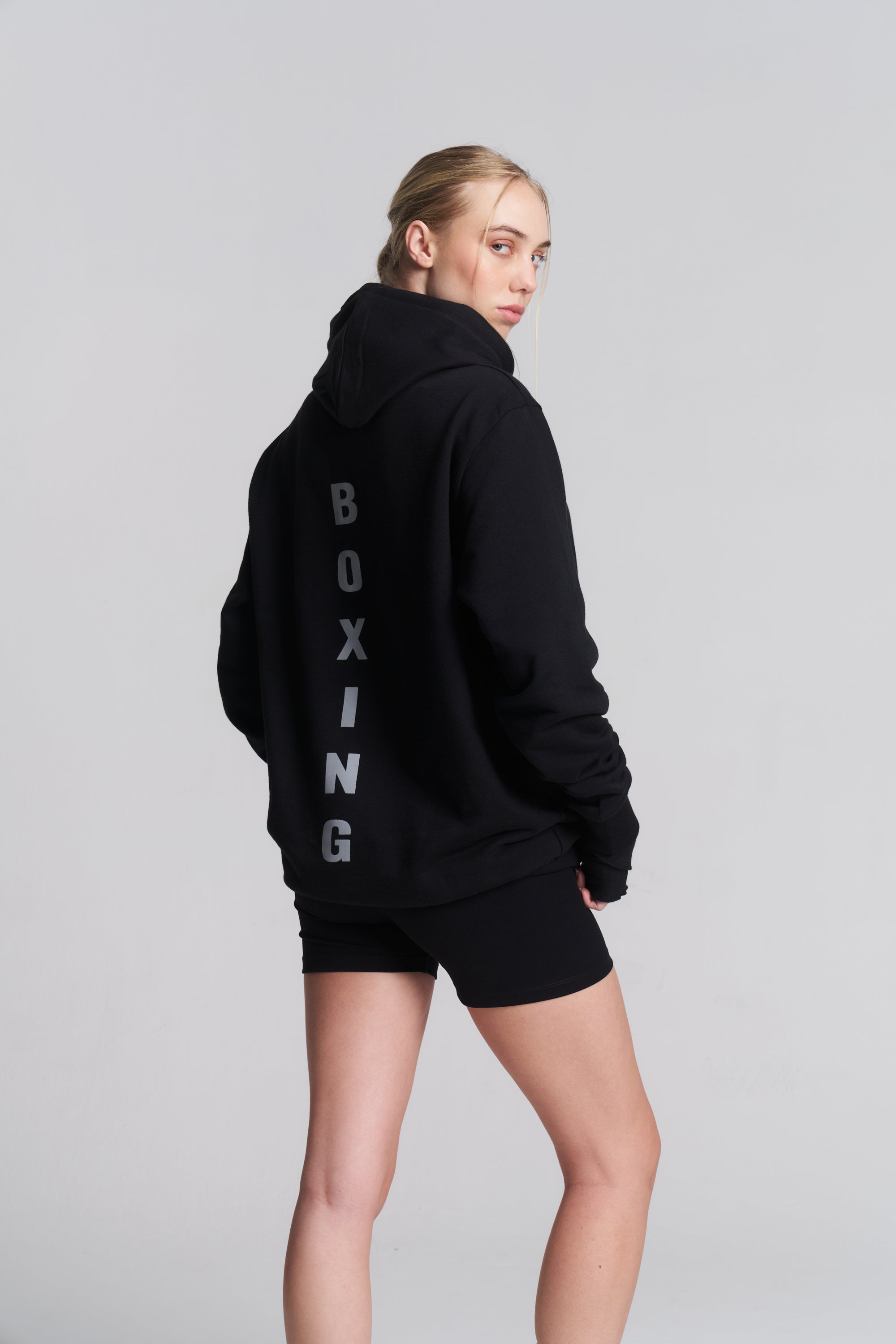 Boxing Down The Spine 100% Cotton Hoodie