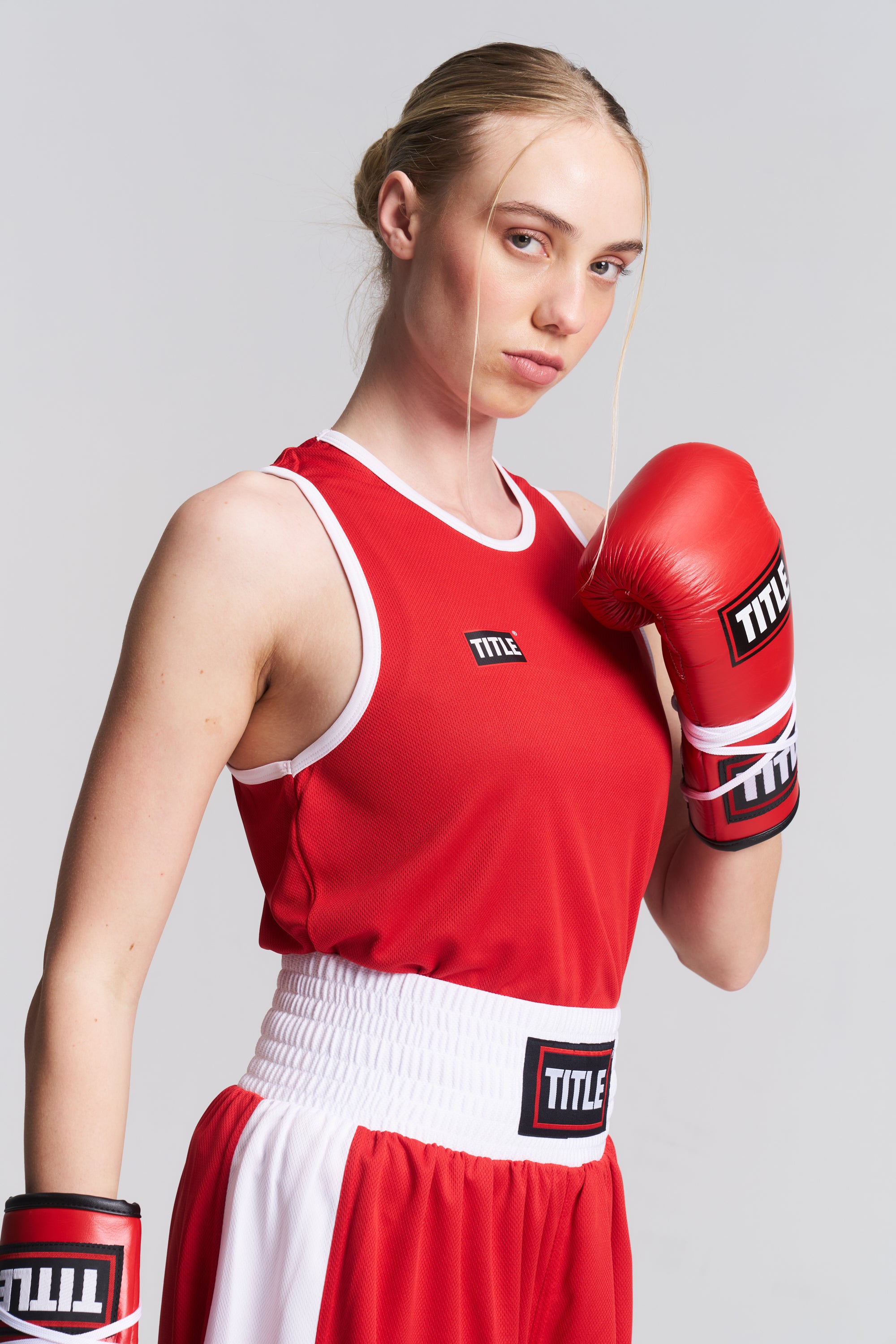 TITLE Competition Boxing Vest: Air Mesh, Three Colours