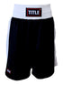 Title Boxing Trunks: Air Mesh - Black