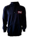 Title Hoodie with Sleeves: Black