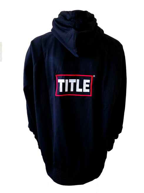 Title Hoodie with Sleeves: Black