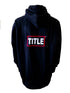 Title Hoodie with Sleeves: Black