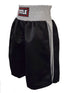 Title Boxing Trunks: Satin - Black