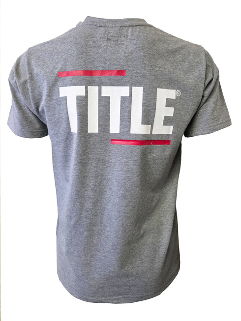 Title T-Shirt: Cotton - Grey