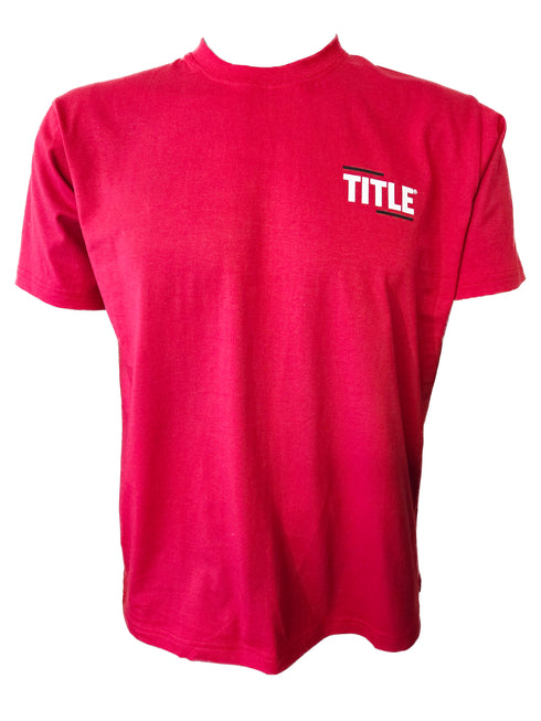 Title T-Shirt: Cotton - Red