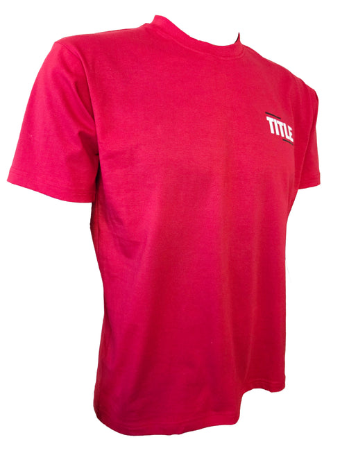 Title T-Shirt: Cotton - Red