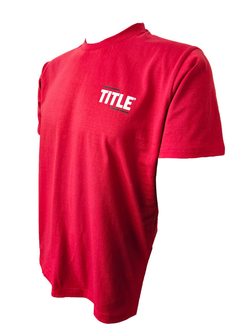 Title T-Shirt: Cotton - Red