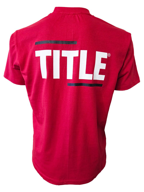 Title T-Shirt: Cotton - Red