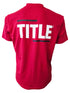 Title T-Shirt: Cotton - Red