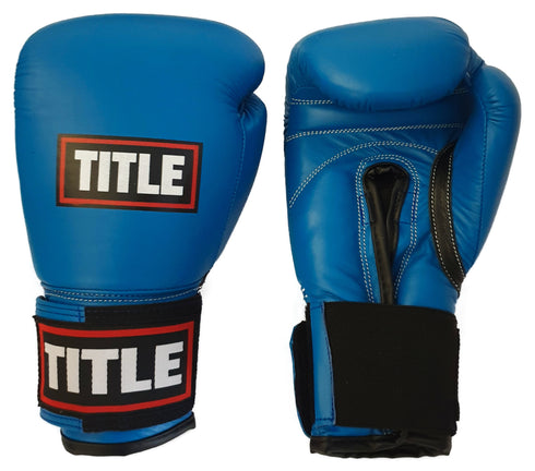 Title Competition Gloves: Blue