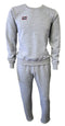 Title Tracksuit Fleece: Grey - Top and Pants Set