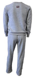 Title Tracksuit Fleece: Grey - Top and Pants Set
