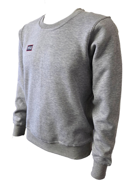 Title Tracksuit Fleece: Grey - Top Only