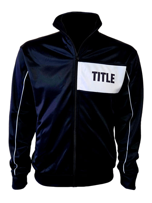 Title Tracksuit Nylon: Black - Top Only