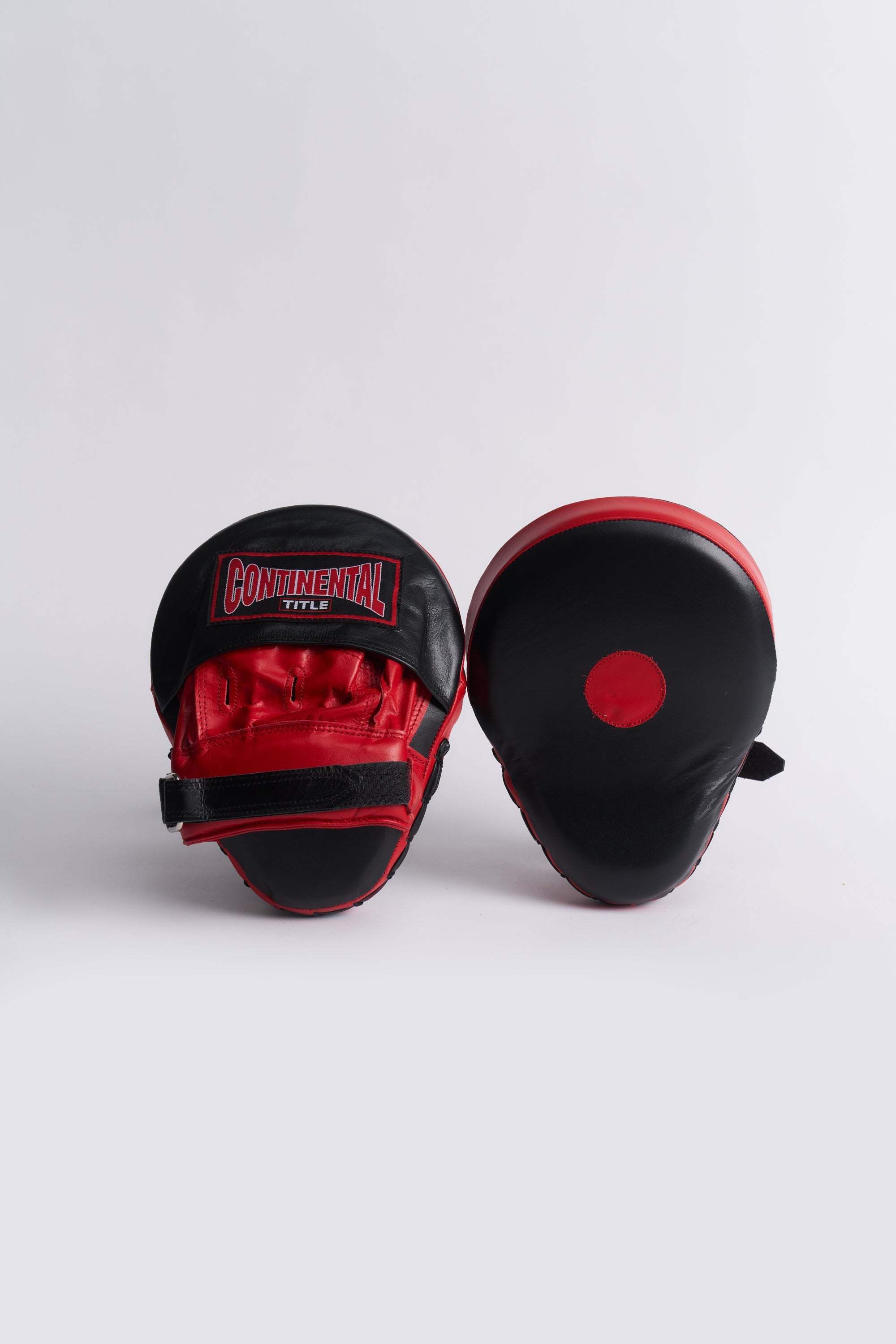 TITLE Boxing South Africa leather curved hook and jab pads with small target face for precision boxing training