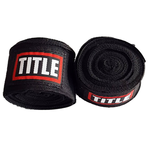 Title Hand Wraps: Black