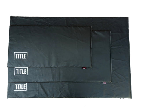 Title Exercise Mat: Black - 1200 x 600