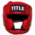 Title Full Face Training Headgear: Leather with Cheek and Chin Protectors