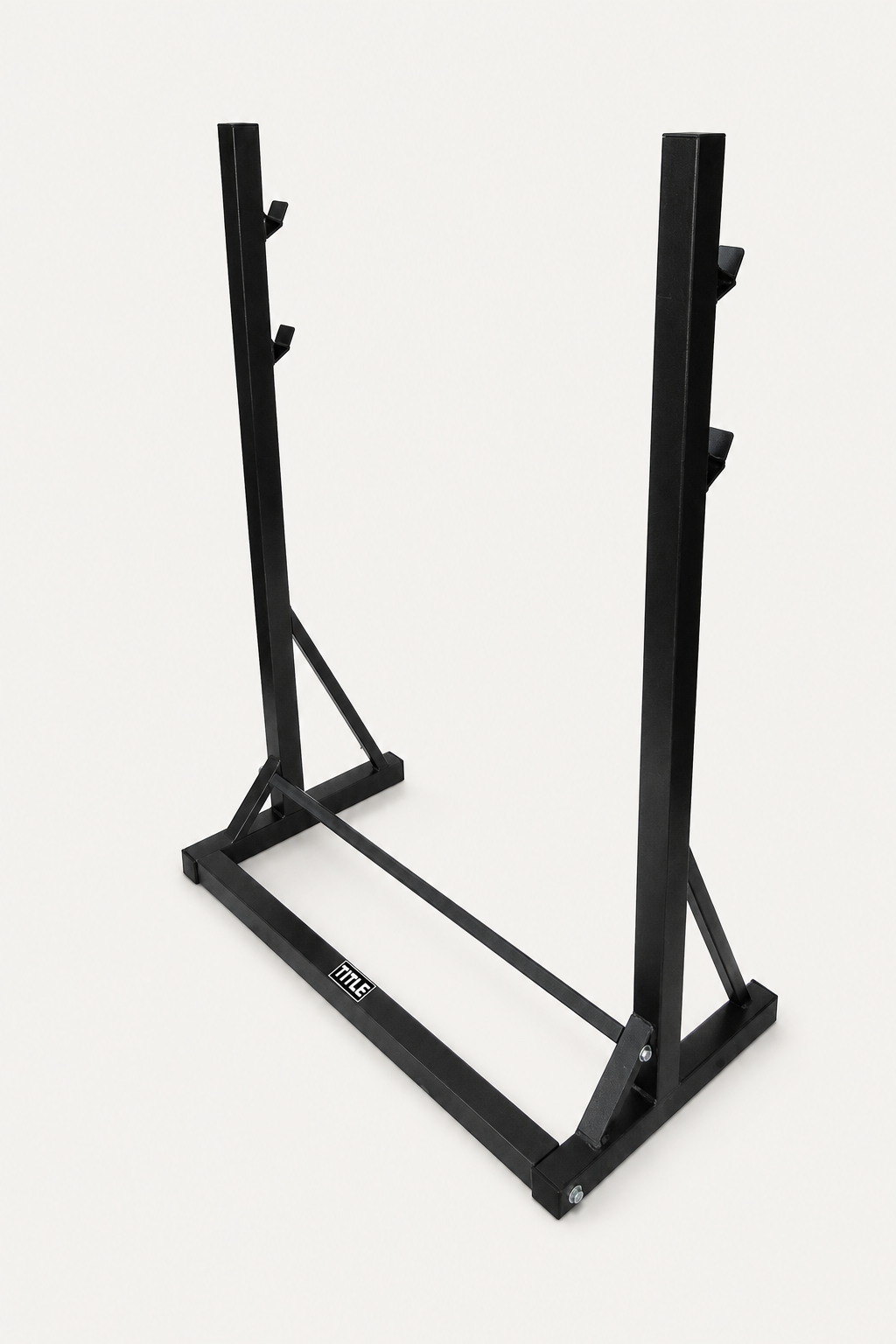 TITLE Bench Press Stand: Steel Barbell Support Frame