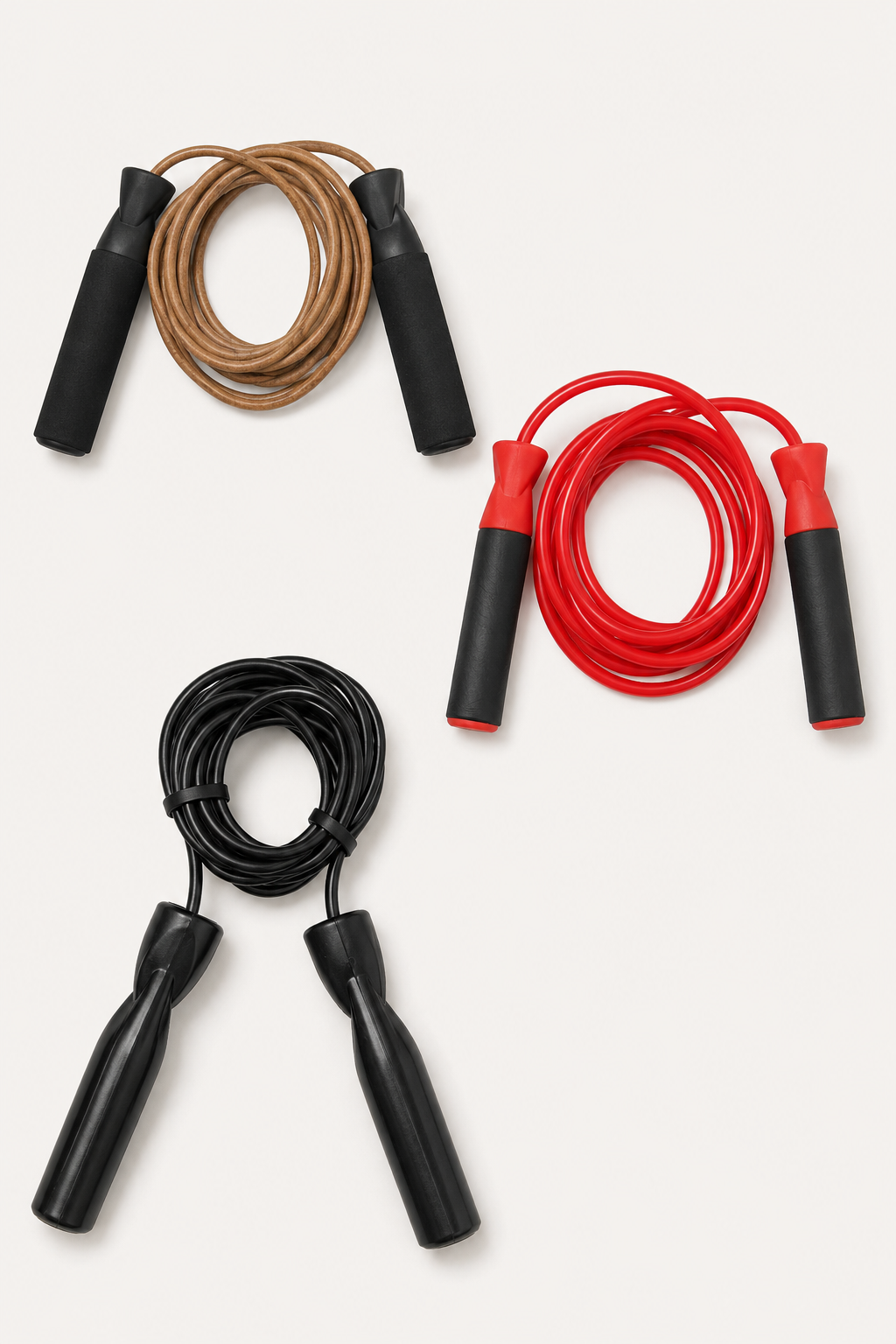 TITLE Skipping Rope: Leather or PVC Speed, Ball Bearings