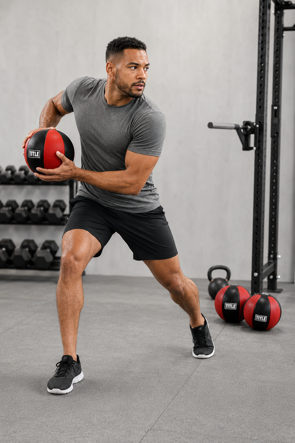 TITLE Medicine Ball: Leather Shell, 2kg, 3kg, 4kg & 5kg