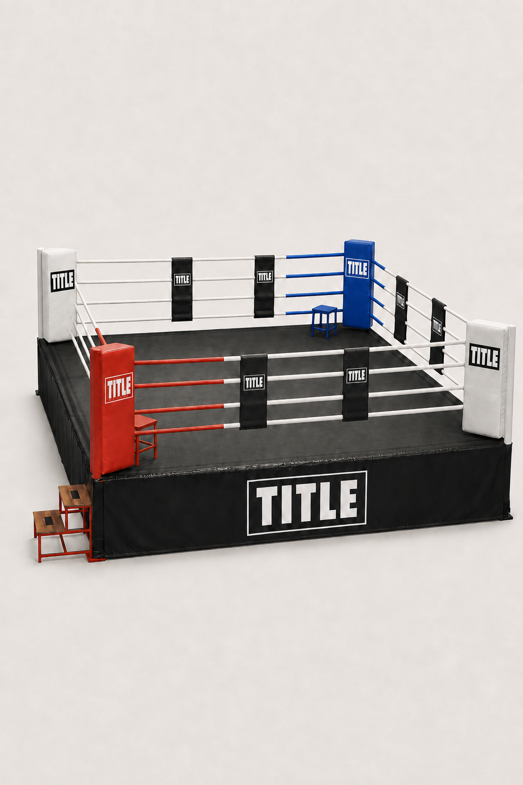TITLE OFFICIAL Tournament Boxing Ring: 6m, Slot-Together Build