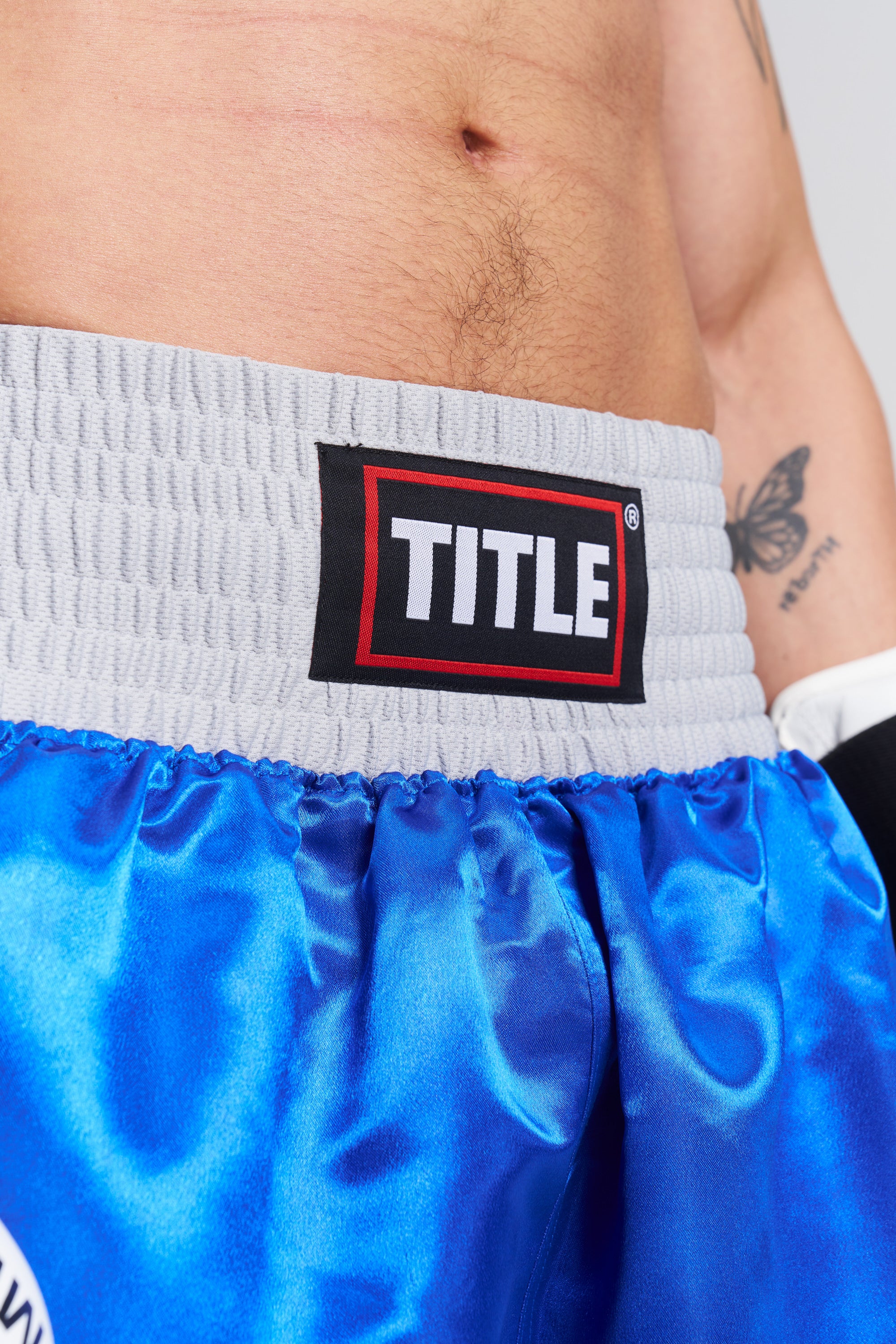 TITLE Competition Boxing Trunks: Satin, Three Colours