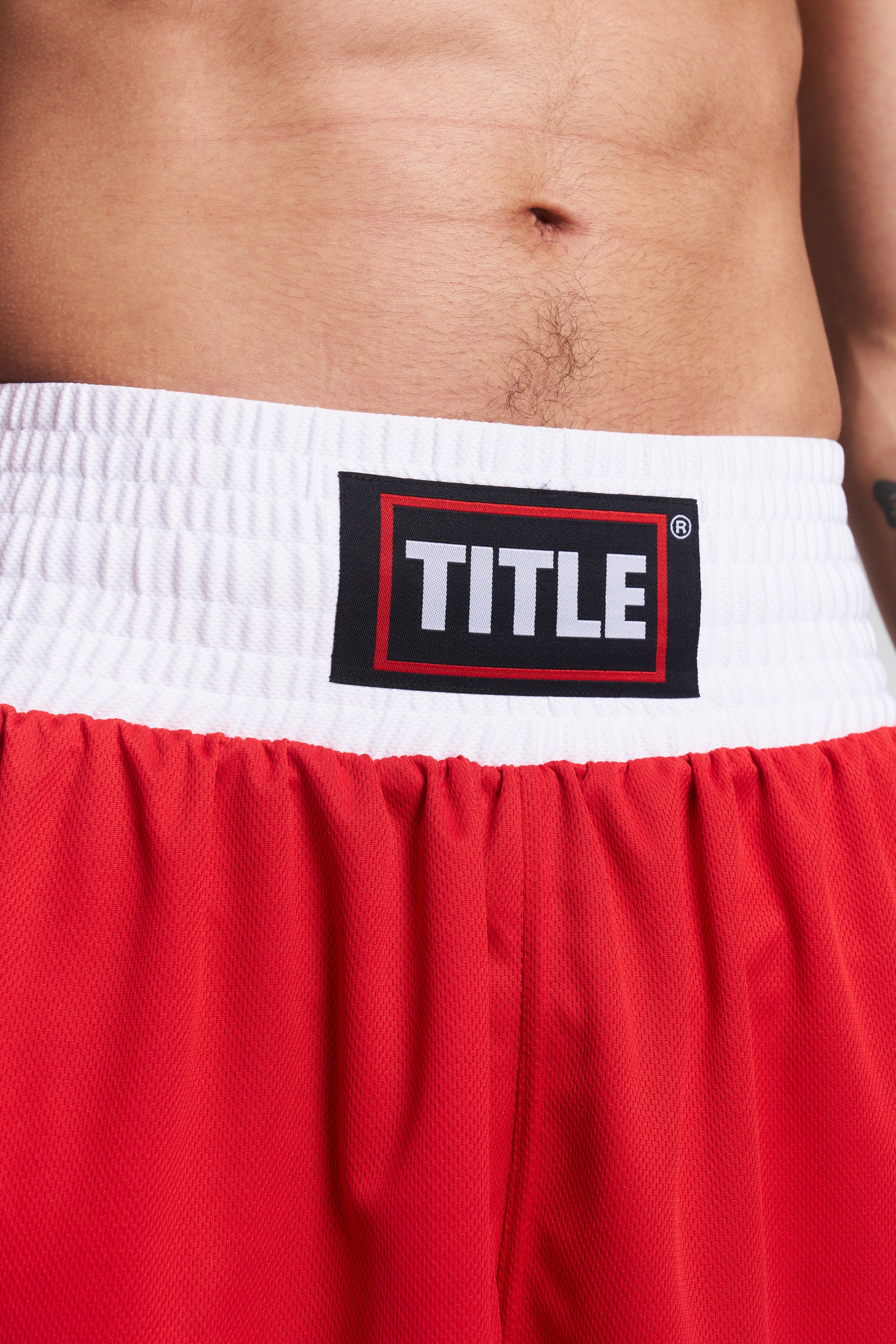 TITLE Boxing Trunks: Air Mesh, Red, Black or Blue