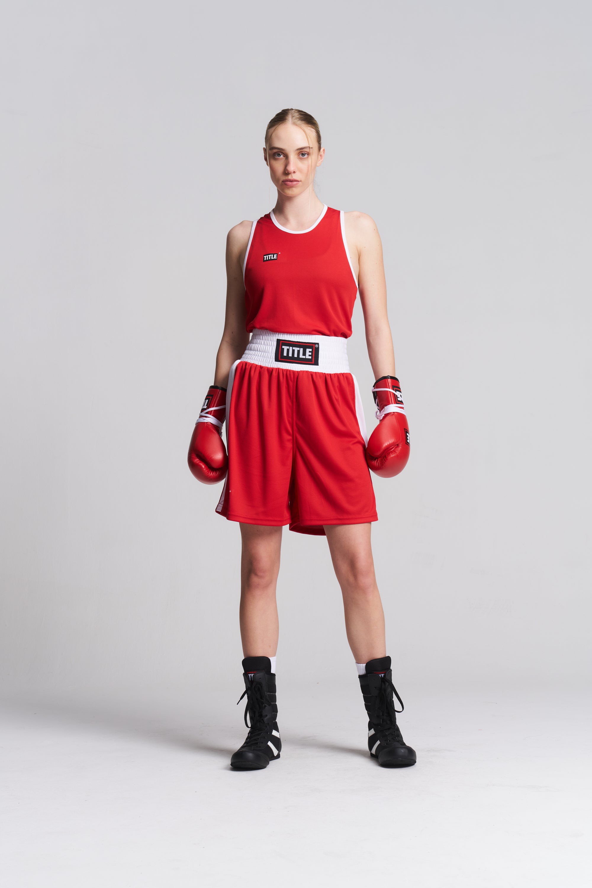 TITLE Competition Boxing Vest: Air Mesh, Three Colours