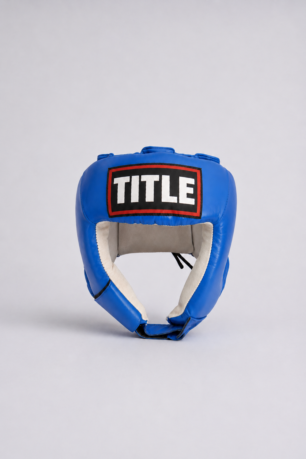 TITLE Open Face Competition Headgear: Red & Blue
