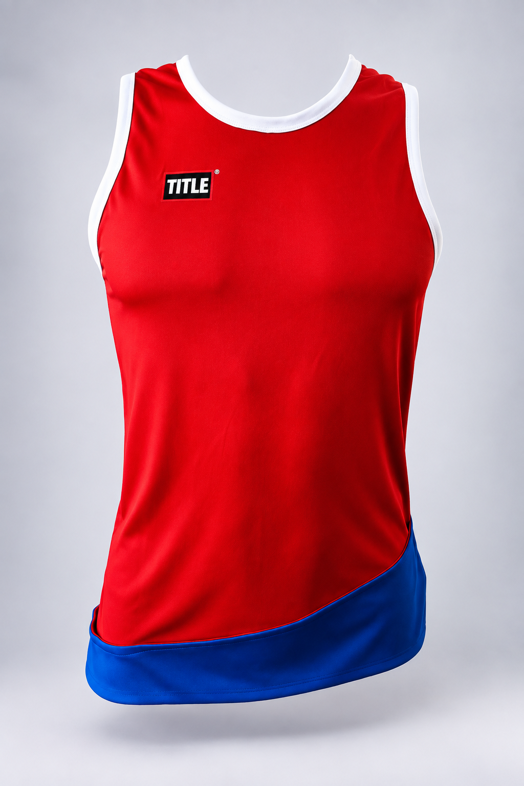 TITLE Reversible Boxing Vest: SANABO Approved, Red and Blue